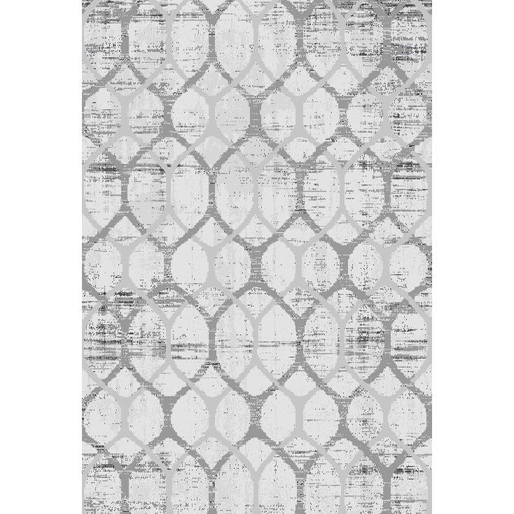 Dynamic Rugs 4603 Troya 3 Ft. 11 In. X 5 Ft. 7 In. Rectangle Rug in Grey / Ivory